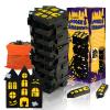 Halloween Wooden Blocks Stacking Games, Haunted Castle Theme Tumbling Tower and Balance Game for Adults, Kids, and Family Party, Stacking Board Toy with Storage Bag, Halloween Party Activities Gifts view 1