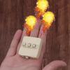 CEVILIA Professional Electronic Finger Launcher Magic Tricks Gimmicks Finger Flasher Magician Funny Toys (Three Tube) view 4