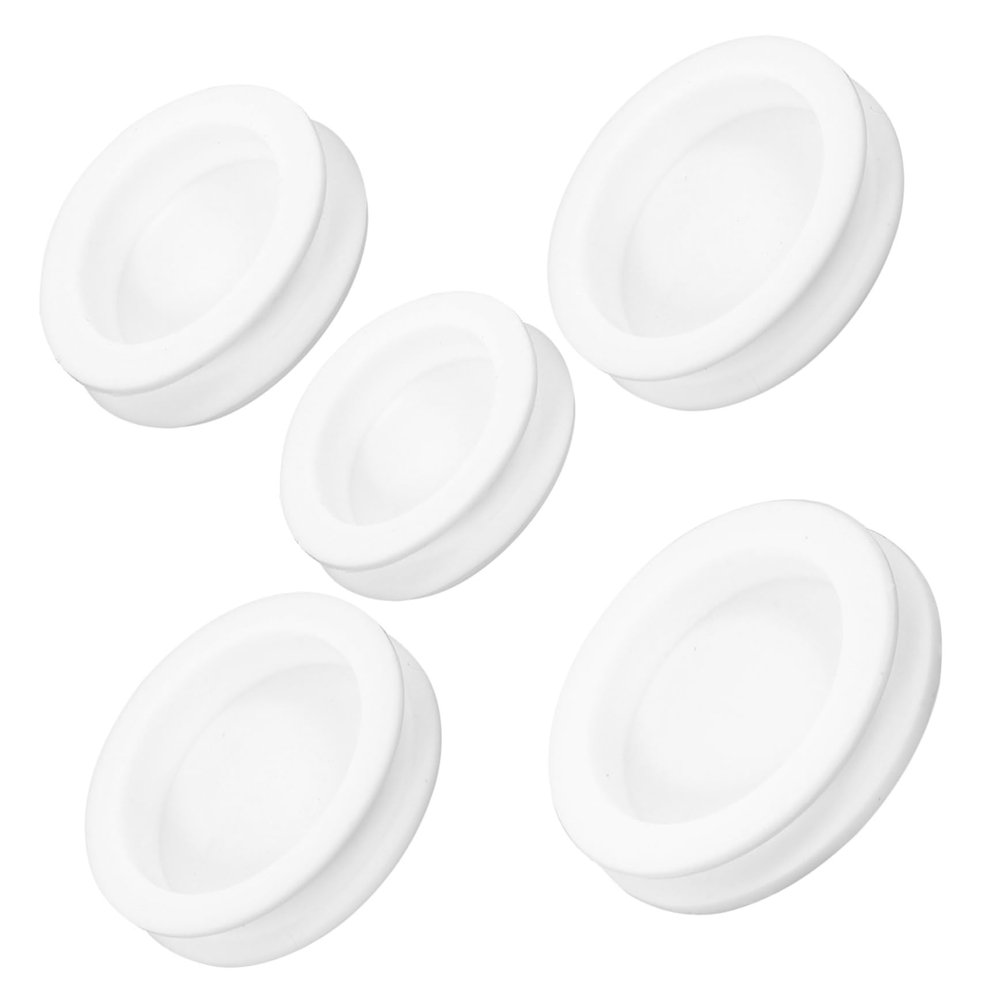 DOITOOL 5pcs Silicone Money Bank Stoppers Container Plugs for Piggy Banks Versatile Seal for Coin Jars and User Friendly Design Secure Fit and Timeless Style
