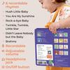 Cali's Books Hush Little Baby Recordable Music Book Toddlers 1-3 Years Old - Lullaby Rhymes Musical Book, Headphone Jack, Interactive Sound Book, Voice Recording Song Toy Children Girls Toddler Boys view 3