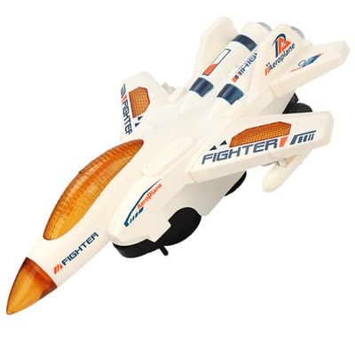 Garneck Inertia Powered Airplane with Fun Lights and Sounds Musical Airplane for Lightweight and Playtime Activities