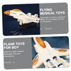 Garneck Inertia Powered Airplane with Fun Lights and Sounds Musical Airplane for Lightweight and Playtime Activities view 4