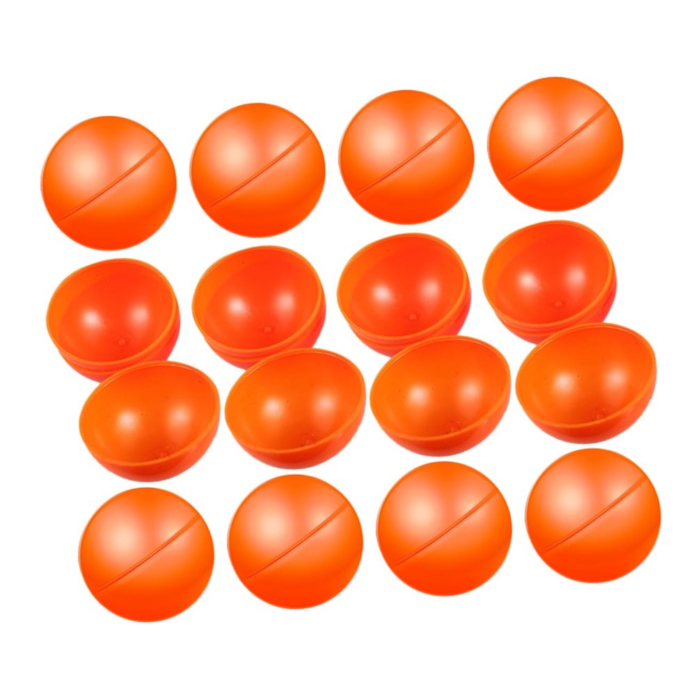 Cabilock 20pcs Pong Balls for Party Game Balls Hollowed Raffle Drawing Spheres for Bingo Games for Group Activities