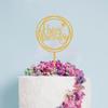 10 PCS Happy Birthday Cake Topper Set, Gold Acrylic Happy Cupcake Toppers, Birthday Decorations for Children or Adults view 4