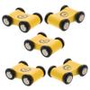 VICASKY 5pcs Boy Girl Wooden Race Track Toy with Mini Friction Cars Montessori Learning Toy for Toddlers Promotes Creativity and Family Bonding for Home and Travel Play view 1