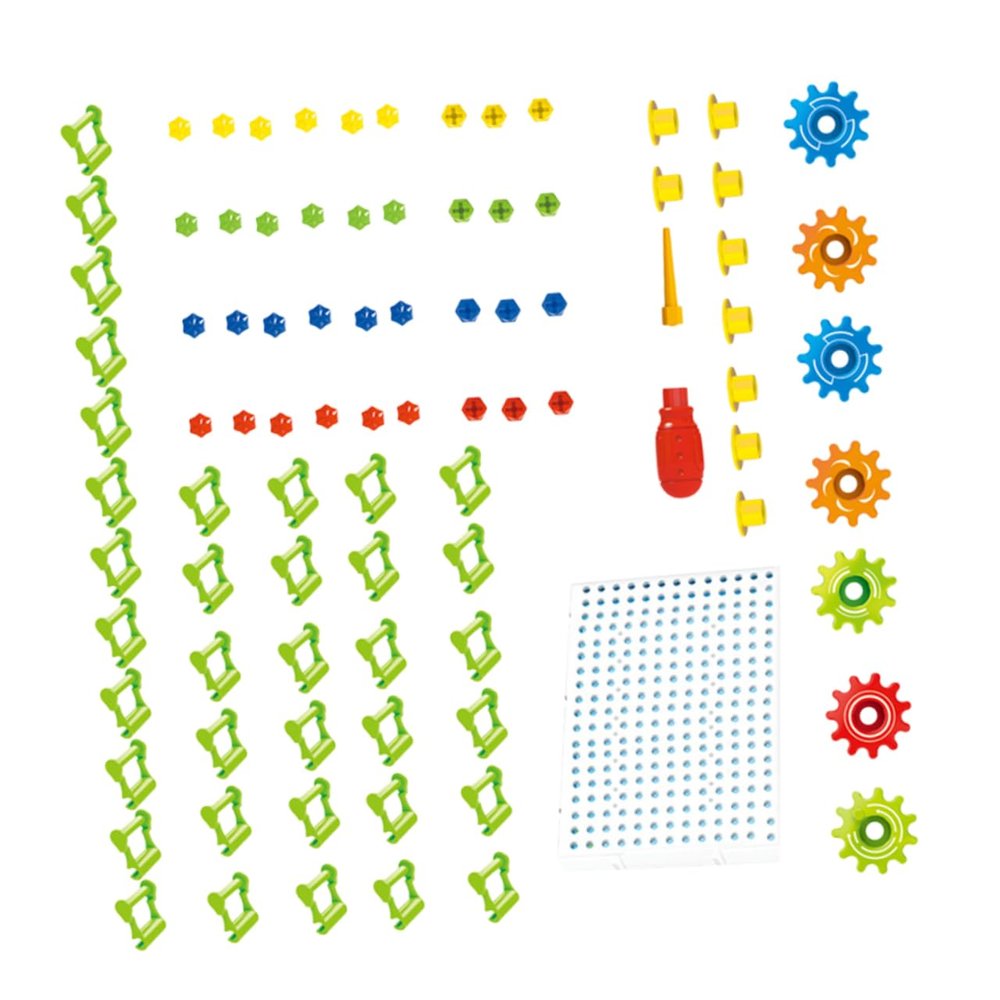 BESPORTBLE 1 Set DIY Gear Chain Plate Creative Assemble Disassemble Educational for Skills Development Bright Design for Imaginative Play