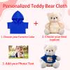 FAHOXUMR Personalized Teddy Bear Clothes with Photo Text, Custom Stuffed Animal Clothes Fit 8-16inch Stuffed Bear Clothing, Personalized Doll Clothing Make Your Own Plush Doll Shirt view 2
