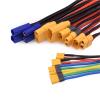 5pc XT30U-M 18AWG RC Batterie Ladegert 18 Awg 16awg 12awg 10awg Xt60 Xt90 Ec5 Stecker Buchse Verlngerung Kabel Kabelst Ecker view 2