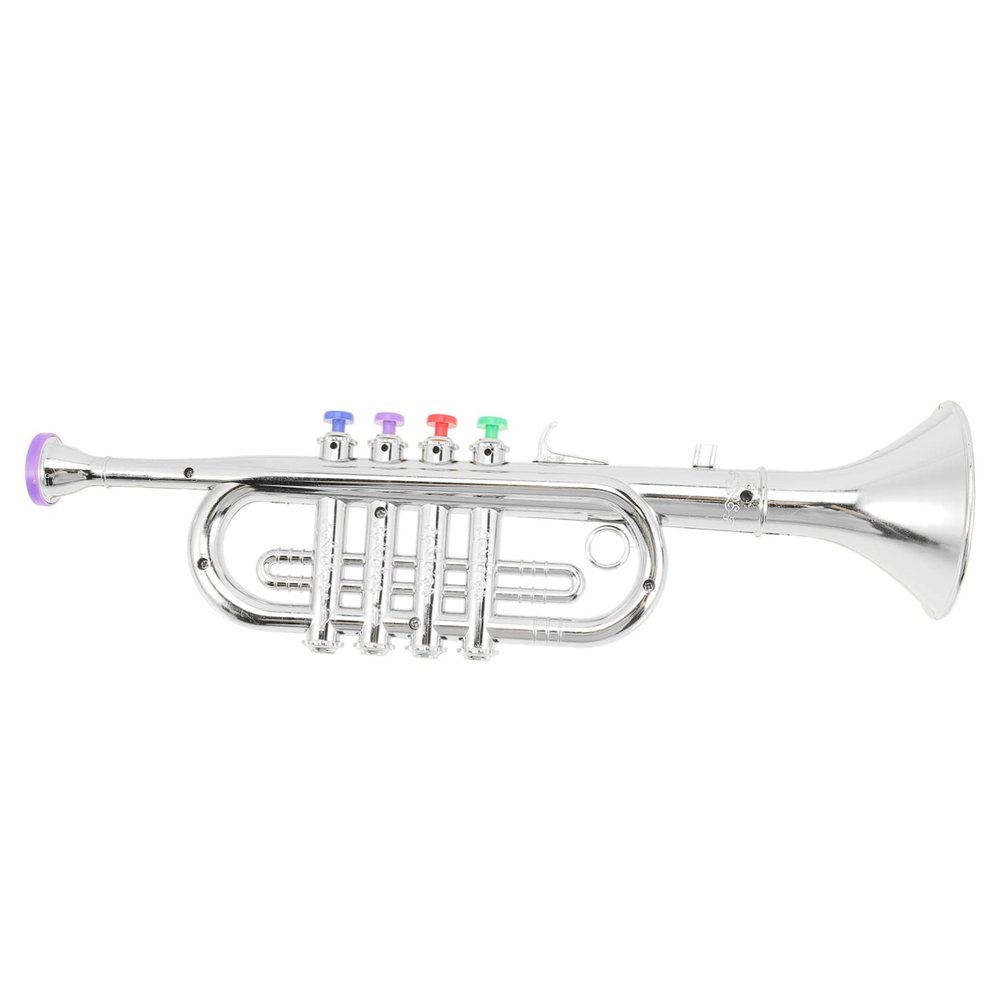BESPORTBLE Simulation Trumpet Educational Musical Instrument for Boys Safe Plastic Design for Imaginative Play for Early Learning and Music Exploration
