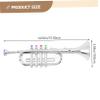 BESPORTBLE Simulation Trumpet Educational Musical Instrument for Boys Safe Plastic Design for Imaginative Play for Early Learning and Music Exploration view 2