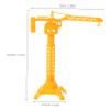 Gogogmee 10PCS Tower Crane Set Manual Simulation Construction Vehicle for Boys Enhances Coordination and Creativity for Indoor Outdoor Educational Play view 2