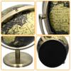 EXERZ 8" Globe Black & Golden, All Direction 360 Rotating - World Globe Educational Geographic - Bronze Arc and Base. English Map. view 2