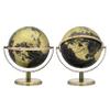 EXERZ 8" Globe Black & Golden, All Direction 360 Rotating - World Globe Educational Geographic - Bronze Arc and Base. English Map. view 4