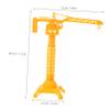 Abaodam 10PCS Construction Crane Set Manual Vehicle for Fine Motor Skills Development Portable Indoor Realistic Engineering Fun view 2
