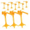 Vaguelly 10PCS Tower Crane Set Manual Lift Construction Vehicles for Enhances Fine Motor Skills and Coordination Indoor Outdoor Educational Play Engaging Engineering Design view 1