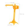 VICASKY 10PCS Tower Crane Set Portable Manual Lift Engineering Vehicles for Indoor Educational Construction for Developing Coordination Imagination view 2