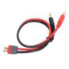 Mtlavishness 14AWG T Plug to 4.0mm Banana Plug Male Charging Cable Ideal for RC Cars Aircraft and Ship Silicone Plastic and Copper Material Super Soft Silicone Wire Strong and view 4