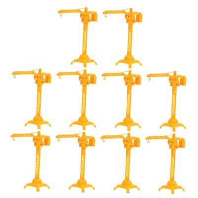 BESPORTBLE 10PCS Crane Portable Construction Vehicles for Boys Enhances Coordination Creativity for Indoor Outdoor Educational Fun