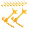 INOOMP 10PCS Heavy Crane Vehicle Set Portable Manual Lift Tower Crane for Engaging Construction Playset for Indoor and Outdoor Activities Educational Fun for Young Engineers view 1