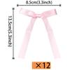 20 PCS Bow Cupcake Toppers Bowknot Cake Toppers Pink Bow Cupcake Picks Bowknot Ribbons Birthday Party Decorations High Footed Cup Wall Party Decorations Wedding Bridal Cake Dessert Picks Big Size view 2