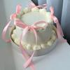 20 PCS Bow Cupcake Toppers Bowknot Cake Toppers Pink Bow Cupcake Picks Bowknot Ribbons Birthday Party Decorations High Footed Cup Wall Party Decorations Wedding Bridal Cake Dessert Picks Big Size view 3