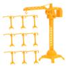Hemoton 10PCS Construction Crane Set Manual for Enhanced Coordination Creativity Lightweight Portable Educational for Play Imaginative Learning view 1