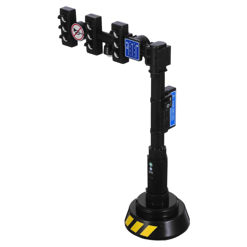CORHAD Miniature Traffic Light Toy Train Signal Light Model Traffic Lamp Decor Boys and Girls Games Toy