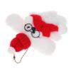 Beavorty Plush Dog Pendant with Scarf and Glasses Unique Bag Hanging Decor for Keychains and Backpacks Cute Stuffed Dog Doll for Christmas and Party Favors view 1