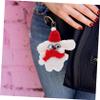 Beavorty Plush Dog Pendant with Scarf and Glasses Unique Bag Hanging Decor for Keychains and Backpacks Cute Stuffed Dog Doll for Christmas and Party Favors view 4