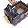 KALLORY Wearable Cardboard Airplane for DIY Craft Kit with Rotating Fan Educational Plaything for Imaginative Play Easy Assembly for Family Bonding Activities Design view 3