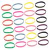 Abaodam 100pcs Diy Silicone Wristbands Motivational Quote Bracelets in Bulk Inspirational Bands for Boys Girls view 1