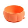 CORHAD Pumpkin Sucker Bowl Silicone Feeding Bowl for Non Tip Suction Cup Design and Easy to Clean Supplies for Self Feeding The Go view 1