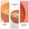 CORHAD Pumpkin Sucker Bowl Silicone Feeding Bowl for Non Tip Suction Cup Design and Easy to Clean Supplies for Self Feeding The Go view 3