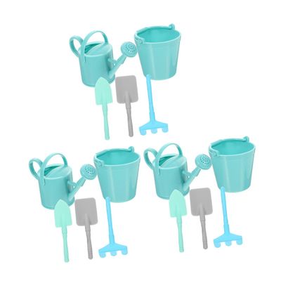HOMOBABE 3Sets Garden Tool Adorable Simulation Decorations for Realistic Moss Shovel Watering Can More for DIY Fairy Gardens Home Decor