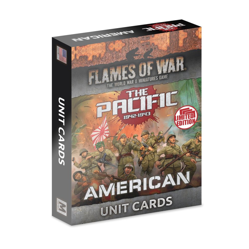 American Unit Cards (36) - Limited Edition by Battlefront Miniatures