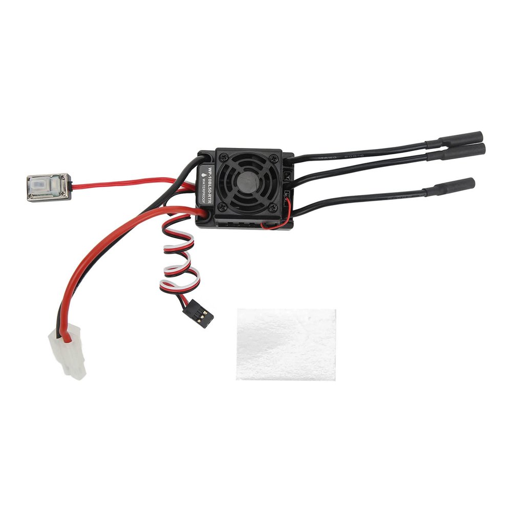 Mtlavishness RC Brushless ESC 50A High Current Resistance with 3 Working Modes Waterproof Suitable for 1/10 RC Cars Strong Current Resistance Excellent Performance Rich Parameter