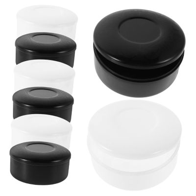 BESPORTBLE 4 Pairs Elegant Go Chess Storage Box Black White Chess Pieces Container Portable Plastic Organizer for Board Game Minimalist Design with Sophisticated Touch for Casual and Formal
