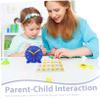 SUPVOX 1 Set Interactive Analog Model for Learning Hand Linkage Bright Colors Portable Stamps Cards for Home and School Education view 3