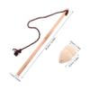 CORHAD 1 Set Wooden Gyro Traditional Spinning Top with Whipstring for Fitness Retro Fun and Solid Wood Craftsmanship for Adults view 2