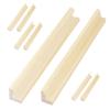 Abaodam 8Pcs Wooden Domino Holder Tray Sturdy Multi Function Display Base for Dominoes Simple Design for Desktop Racks for DIY Projects and Crafting Supplies view 1