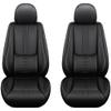 Cresater Car Seat Covers Fit for MINI Countryman 2013-2024 2025,Front Set Leather Seat Cover,Airbag Compatible Car Seat Cushions,Waterproof Seat Covers for Cars(Black) view 1
