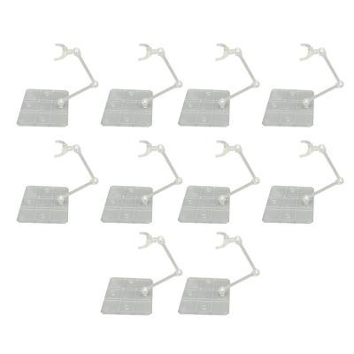 10 Sets Action Figure Stand Transparent Acrylic Anime Figure Display Stand Support Holder Base