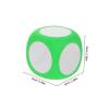 BESPORTBLE 4pcs Learning Cube Erasable Foam Dice for Classroom Teaching Blank Foam Dice Cubes Erasable Surface for Students view 2