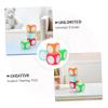 BESPORTBLE 4pcs Learning Cube Erasable Foam Dice for Classroom Teaching Blank Foam Dice Cubes Erasable Surface for Students view 3