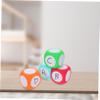 BESPORTBLE 4pcs Learning Cube Erasable Foam Dice for Classroom Teaching Blank Foam Dice Cubes Erasable Surface for Students view 4