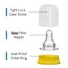 6pcs Reusable Collar Ring Sets Compatible with Similac Ready to Feed Bottles - Includes Collar Ring, Slow Flow Nipple, and Dome Cap - BPA Free & Easy to Clean - Compatible with Similac 360 Total Care view 2