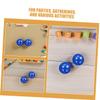 Zerodeko 20pcs Drawing Balls Pong Empty Spheres for Prize Raffles Juggling Balls Bingo Cage for Parties Family Fun view 3