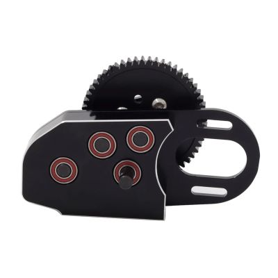 RC Car Upgrade Parts for Axial for SCX10 III II 90046 for Capra for TRX4 1/10 Low Gearbox Middle Transmission Box Overdrive Gear RC Crawler Car Upgrade Part(Black)