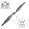 1PC CW CCW RC Propellers 7x5 8x6 9x6 10x7 11x7 12x6 13x6.5 14x7 15x8 16x8 17x8 Inch Gray 2-Vane Direct Drive Nylon Propeller with Adapter Rings for RC Airplan, Drone, Glider (12x6Inch CW) view 2