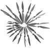 1PC CW CCW RC Propellers 7x5 8x6 9x6 10x7 11x7 12x6 13x6.5 14x7 15x8 16x8 17x8 Inch Gray 2-Vane Direct Drive Nylon Propeller with Adapter Rings for RC Airplan, Drone, Glider (12x6Inch CW) view 4